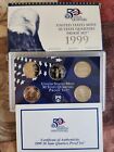 1999 S State Quarters Proof Set Coins Brilliant Uncirculated Clad