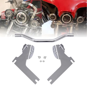 Soporte de lámpara de señal de giro para luz de paso de motocicleta para Harley Electra Glide - Imagen 1 de 12