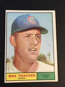 F62819 1961 Topps #12 Moe Thacker CUBS - Bild 1 von 2