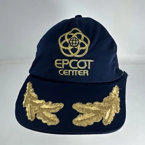 Vintage Disney Epcot Center Embroidered Mesh Snapback Trucker Cap Hat USA Made - Picture 1 of 12