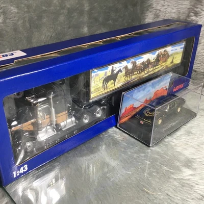 NEW IXO Werk83 1:43 Smokey and the Bandit Kenworth W925 Semi Trailer & Firebird - Image 1 of 4