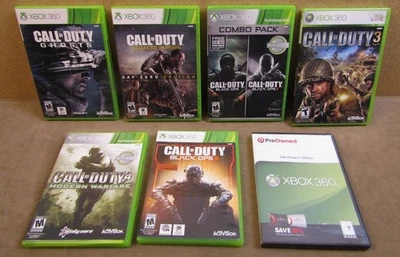 LOTE 7 VIDEOJUEGOS MICROSOFT XBOX 360 CALL OF DUTY MODERN WARFARE GHOSTS NEGRO ET Foto 1 de 4