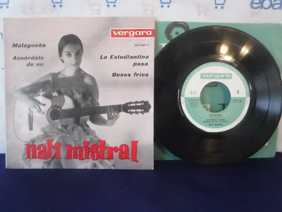 Nati Mistral, Malaguena, 1963 Vergara Records EP 35.0.023 C,  Bolero, Flamenco  Foto 1 de 4