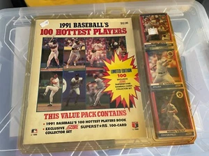 1991 Baseballs 100 Hottest Players With 100 Score Superstar Cards - Bild 1 von 2