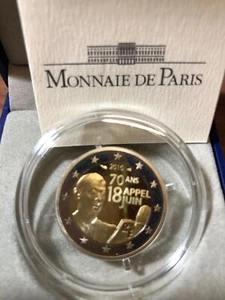 France 2 € FRANCIA 2010 DE GAULLE proof senza confezione esterna - Picture 1 of 1