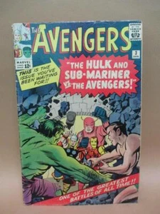 Marvel Comic, The Avengers, No. 3, January 1964, vintage - Foto 1 di 18