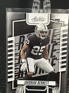 JAKORIAN BENNETT----2023 PANINI----ABSOLUTO----NOVATO----RAIDERS - Imagen 1 de 2