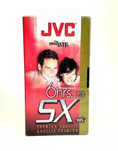 JVC VHS T120 SX 6 Stunden High Performance Premium Qualität leeres Videoband - Bild 1 von 3