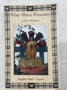 Time Worn Treasures -poultry Pete 16” Turkey Doll Pattern  #74 Free Postage - Bild 1 von 4