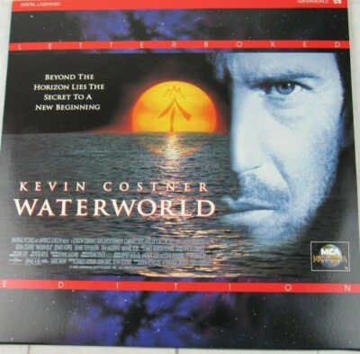 Waterworld, Kevin Costner, Letterbox Extended Play Laser Disc PG13 Foto 1 de 2