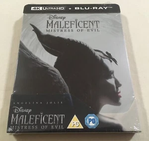Maleficent Mistress of Evil 4K (2019) - Limited Edition Steelbook Blu-Ray | New - Picture 1 of 3