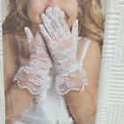 New Kids Girls White Lace Gloves Wrist Length First Communion Wedding Flower 