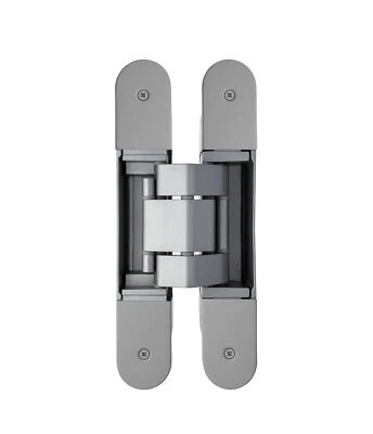 OTLAV Cerniera INVISACTA regolabile ad incasso col. ARGENTO SATINATO portata - Immagine 1 di 4