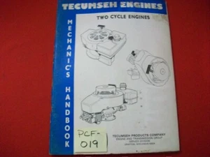 1988 Manual mecánico de motores Tecumseh dos ciclos servicio de motores, reparación, etc. - Imagen 1 de 4