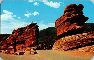 Postkarte Waage und Dampfschiff Felsen Colorado Springs, Colorado Chrom unbesendet - Bild 1 von 2