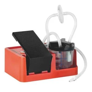 Absaugpumpe mit Fußpedal Silikonabsaugschlauch Adapter Notfall 22x16x9cm - Bild 1 von 1