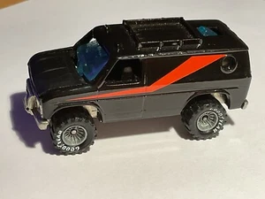 Rare 1977 Hot Wheels Real Riders Baja Breaker Black A-Team Gray Rims 4x4 Van - Picture 1 of 7