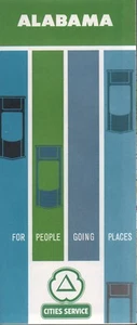 1963 Cities Service Road Map: Alabama NOS - Bild 1 von 1