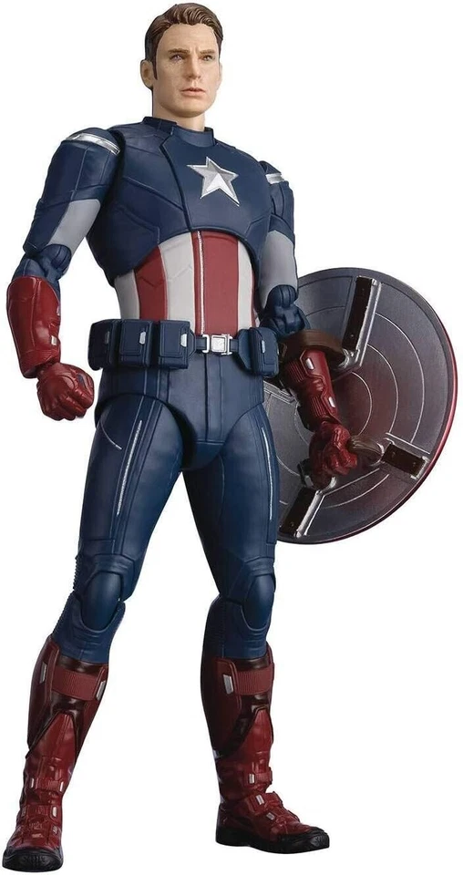 Caja defectuosa Bandai Avengers Endgame: Captain America S.H. Figura de acción Figuarts Foto 1 de 1
