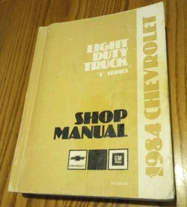 1984 Chevrolet Light Duty Truck S Series Shop Manual w Wire Diagrams Service  - Bild 1 von 6