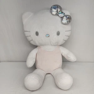 BUILD A BEAR Plush 25th Anniversary Celebration HELLO KITTY Silver Bow BAB - Picture 1 of 16