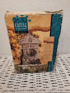 CASUAL CONNECTION POLYRESIN TABLETOP OUTDOOR/INDOOR FOUNTAIN NEW IN BOX - Picture 1 of 3