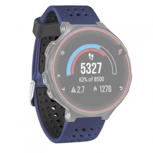 Bracelet Montre Pour Garmin Forerunner 220 230 235 630 620 735XT Bleu Noir - Photo 1 sur 2