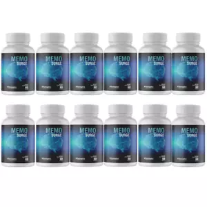 Memo Surge - All Natural Mind Boost Formula MemoSurge - 12 Bottles - Picture 1 of 5