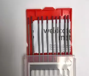 TIG Welding Tungsten Electrode 2% Thoriated (Red) 1/16" x 7" 10PK FREE GIFT - Picture 1 of 3