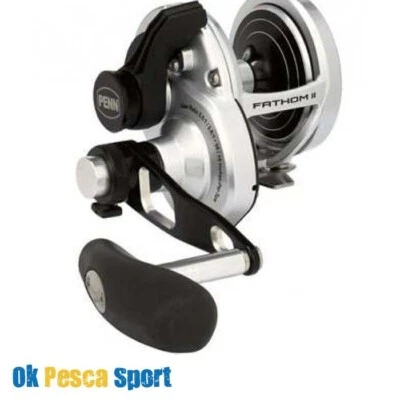 mulinello Penn FATHOM II 15XNL D2 traina slow manovella DX - Immagine 1 di 3