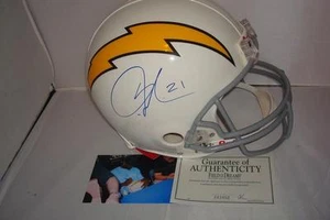 Ladainian Tomlinson signed San Diego Chargers Throwback Helmet - Future RB HOFer - Picture 1 of 1