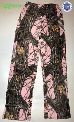 Pantalones Hippie ZooFleece Rosa Camuflaje Caza Mujer Sudaderas Pantalones XL-2X Foto 1 de 4