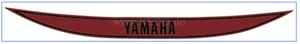 Rear Fairing Decal – SR500 ’79 (Red/Black Lettering, Red Edge, Replica) - Picture 1 of 1