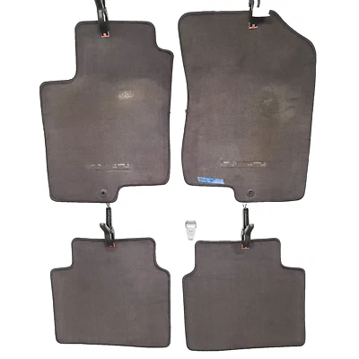 Hyundai Sonata 2006-2009 OEM Driver Passenger Front Rear Carpet Floor Mats Gray - Image 1 of 4