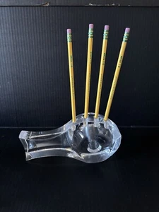 Vintage 1970’s RITTS  ASTROLITE Lucite Fish Sculpture /  Pencil Holder - Picture 1 of 7
