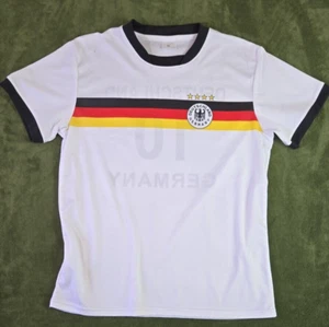 Germany #10 Deutschland Soccer Jersey Men's Medium White - Picture 1 of 7