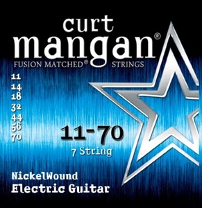 Curt Mangan Fusion passende nickelverwundete E-Gitarrensaiten; 7-Saiten 11-70 - Bild 1 von 1