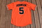 Maillot de baseball Brooks Robinson #5 Baltimore Orioles orange pull-over moyen