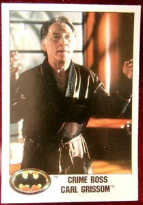 BATMAN - Card #011 - Crime Boss Carl Grissom - Topps (UK) - 1989 - Picture 1 of 2