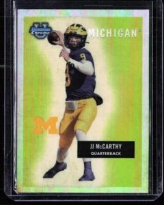 Bowman Chrome U JJ McCarthy 1955 2023 refractor de inserción retro #55BF-19 - Imagen 1 de 2