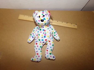 Ty Beanie Baby Ty 2K 2000 Millennium Bear Confetti Vintage Retired - Picture 1 of 2