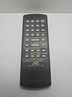 JVC GUR64EC1086 VCR TV Remote Control RX307TN RX307TNJM RX309TN  - Image 1 of 4