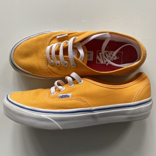 Sneakers basse Vans Orange unisex adulto adolescente con lacci UK taglia 4