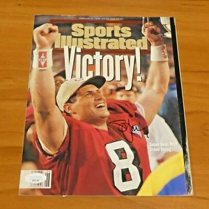 Steve Young Football HOF Signed Sports Illustrated Magazine with JSA COA - Picture 1 of 3