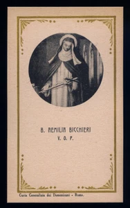 santino-holy card B. EMILIA BICCHIERI DA VERCELLI - Bild 1 von 1