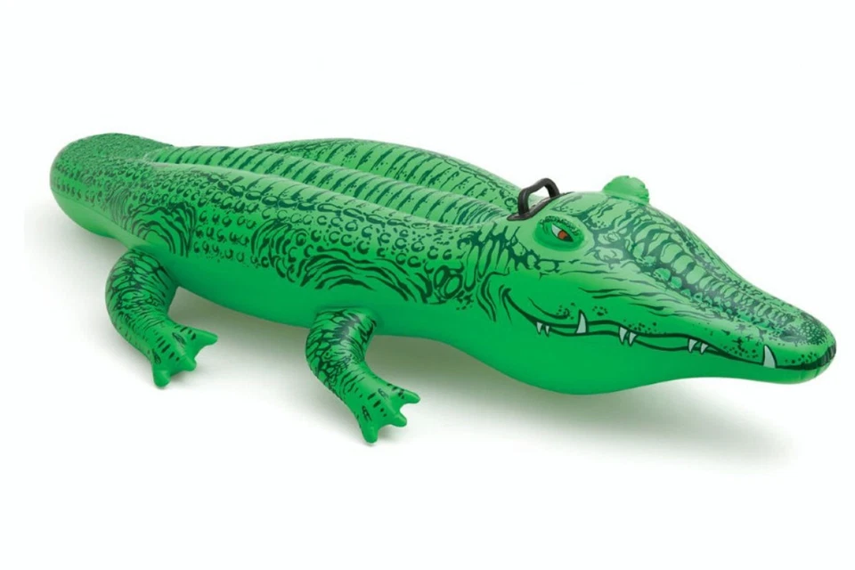 INTEX Reittier aufblasbar kleiner Alligator Wasserspielzeug ca. 168 x 86 cm - Bild 1 von 1