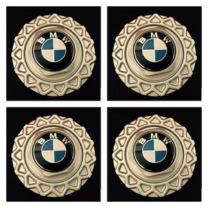 4pc of new 1984-1991 BMW BBS 14" Wheel Center Hub Caps STYL.5 E30 318i 325e 325i - Picture 1 of 3