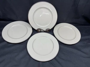 Lenox "MONTCLAIR" USA ~ #B501 ~ Platin ~ 4er Set ~ Essteller ~ 10 5/8" - Bild 1 von 8