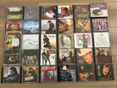 30 Cd Lot Country & Christian Music Brooks & Dunn, Casting Crowns, Mark Chestnut Foto 1 de 4