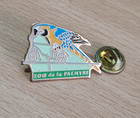 (E1) Pin's Parc Zoologique Le Zoo de la Palmyre Avec perroquet en vélo parrot